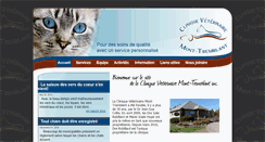 Desktop Screenshot of cliniqueveterinairemont-tremblant.com